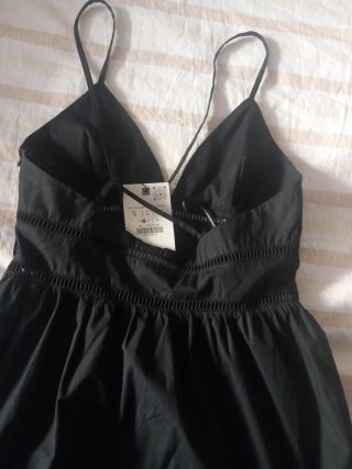 Vestido Zara Negro Talla S