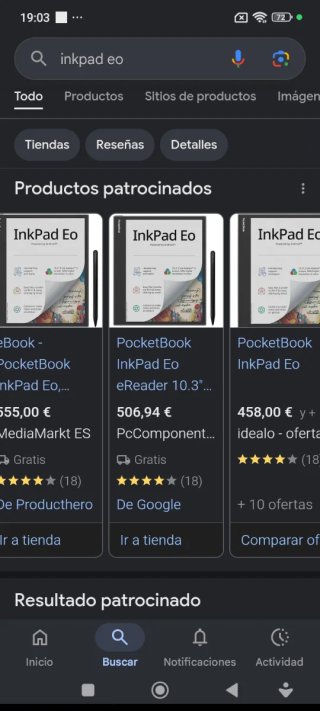 E-reader Inkpad eo color 10,3" + custodia + pennino