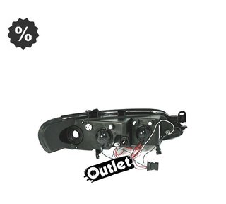 ML FAROS PARA OPEL VECTRA B 96-98 OJOS ANGEL FONDO NEGRO R14