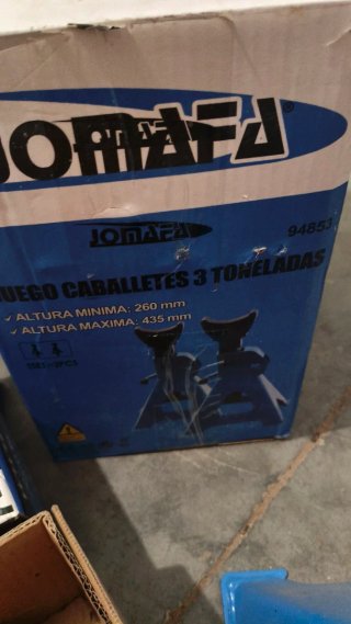 Gato Hidráulico + 2 Caballetes Jomafa