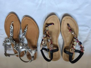 Sandalias. Lote 4 pares