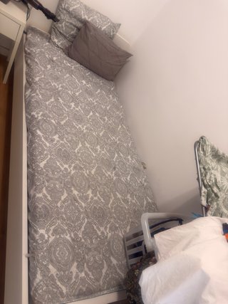 Cama Ikea Blanca 90x200 + Colchón