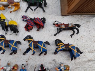Ejército Caballos y Caballeros PVC