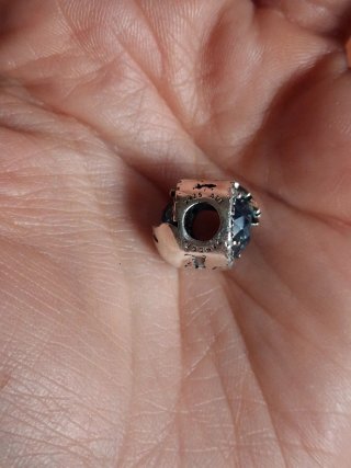 Pandora Charm Azul murano hielo Frozen