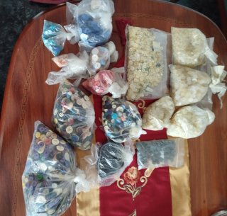 Lote de botones variados para manualidades