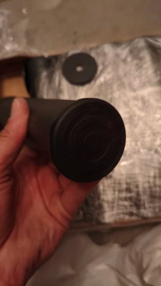 6 Patas de cama metálicas negras