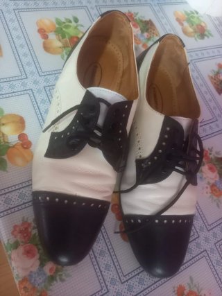 Zapatos de baile bicolor