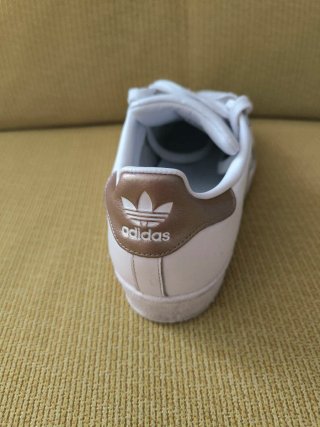 Adidas Superstar W Oro/Blanco Talla 39.5