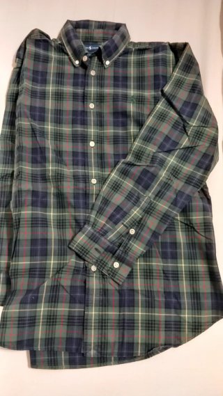 Camisa Ralph Lauren cuadros verde