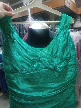 Vestido fiesta verde Caramelo
