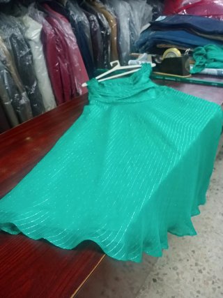 Vestido fiesta verde Caramelo