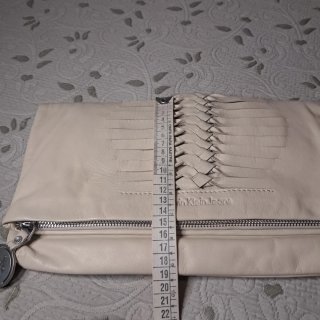 Pochette Calvin Klein Beige Cuero