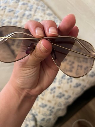 Gafas ray-ban aviator color dorado
