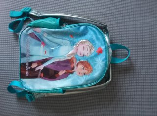 Mochila pequeña reversible Frozen Elsa y Anna
