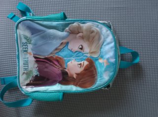 Mochila pequeña reversible Frozen Elsa y Anna