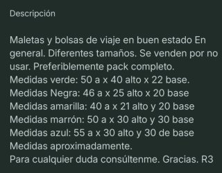 Maletas y bolsas de viaje