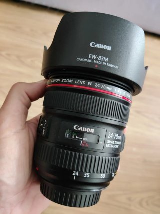 Objetivo Canon EF 24-70mm f/4L IS USM