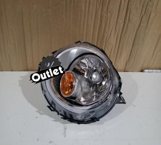 ML FARO IZQ MINI R56 06-10 FUNDO CROMO INTERMITENTE NARANJA