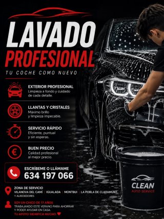 Limpieza de coches a domicilio