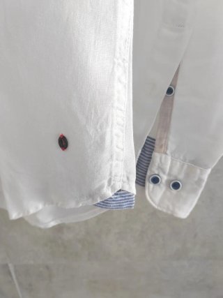 Camisa Lino Blanca Hombre Talla M