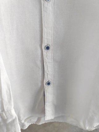 Camisa Lino Blanca Hombre Talla M