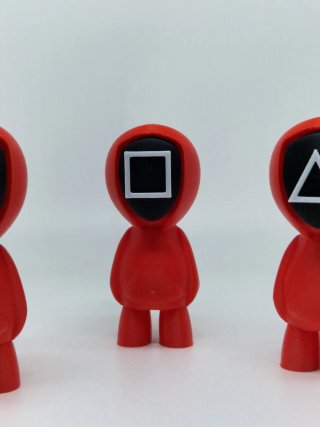 Pack muñecos Juego del Calamar Impresión 3D