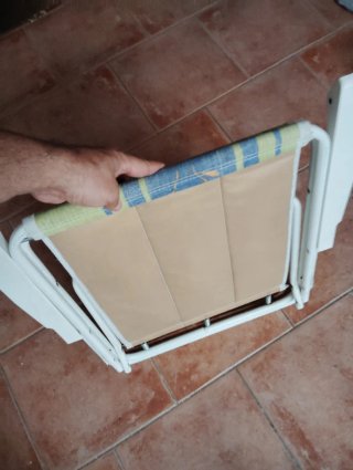 Silla plegable nueva multicolor