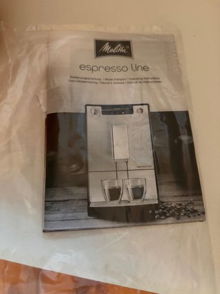 Cafetera Melitta Espresso Line Mod Solo