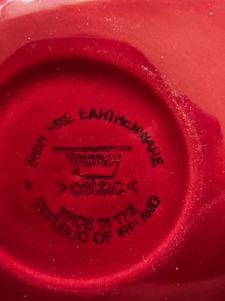 Conjunto de café de cerámica vintage