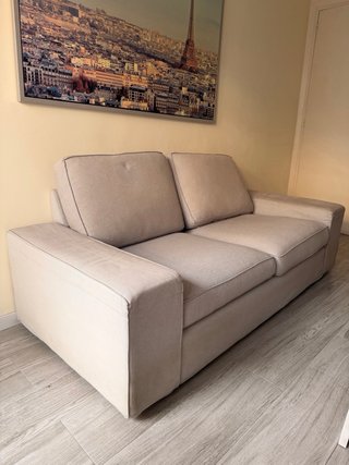 Sofá 2 plazas gris