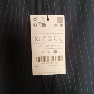 Pantalón rayas diplomática XL Stradivarius