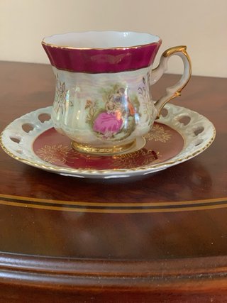 Taza de porcelana