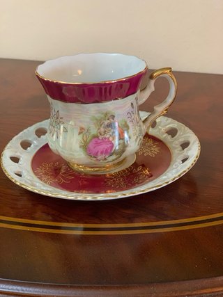 Taza de porcelana
