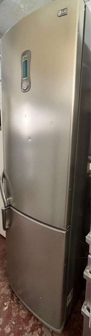FRIGORÍFICO COMBI NO FROST LG EN ACERO INOXIDABLE