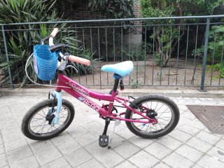 Bicicleta infantil rosa 4-6 años
