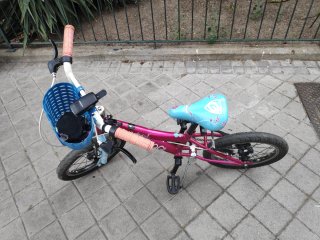 Bicicleta infantil rosa 4-6 años