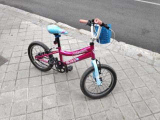 Bicicleta infantil rosa 4-6 años