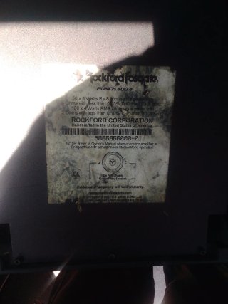 Etapa de potencia Rockford Fosgate
