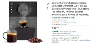 Cafetera Cecotec Cremmaet Compacta