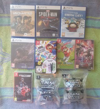 Lote Videojuegos PS5 y Switch