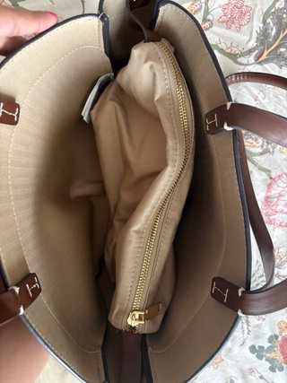Bolso de mano marrón