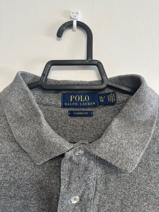 Polo Ralph Lauren Gris Talla XL Hombre