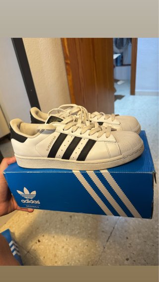 Adidas Superstar Blancas Talla 42