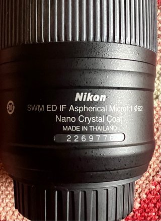 Objetivo Nikon AF-S Micro NIKKOR 60mm f/2.8G ED