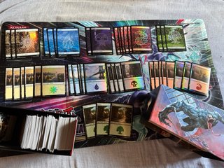 Lote Cartas MTG Spiderman + Caja Bundle + Dado