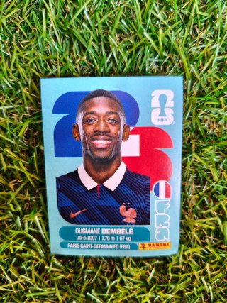 Cromo Ousmane Dembélé Panini Mundial Francia