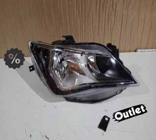 ML FARO DCH PARA SEAT IBIZA 12-17 FONDO OSCURO + CROMO R0169