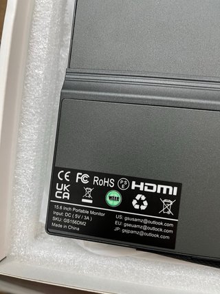 Monitor Portátil COOLHOOD 15.6 FHD #054969