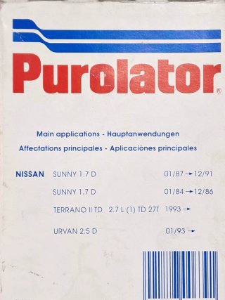 Filtro combustible NISSAN TERRANO II. SUNNY. URVAN