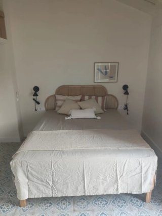 Base Cama IKEA LYNGÖR 160x200 Ratán y Madera